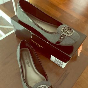 Grey Flat Fall Shoes